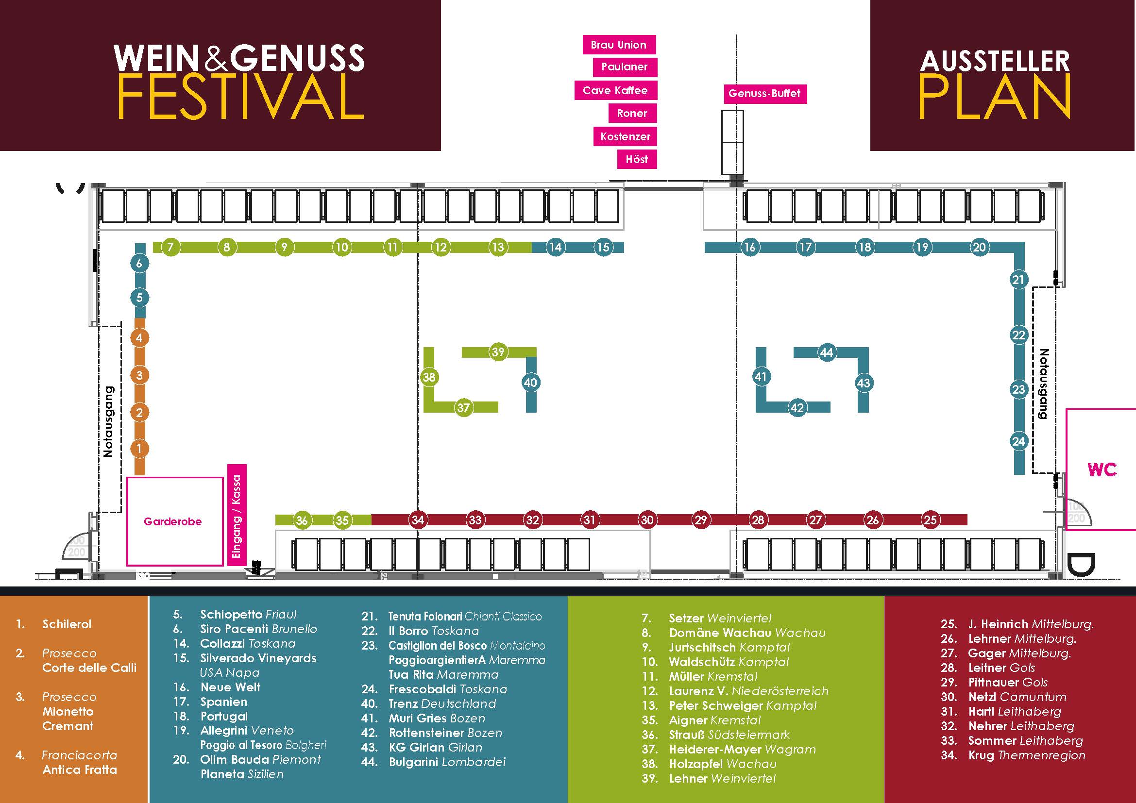 Lageplan Weinfestival 18