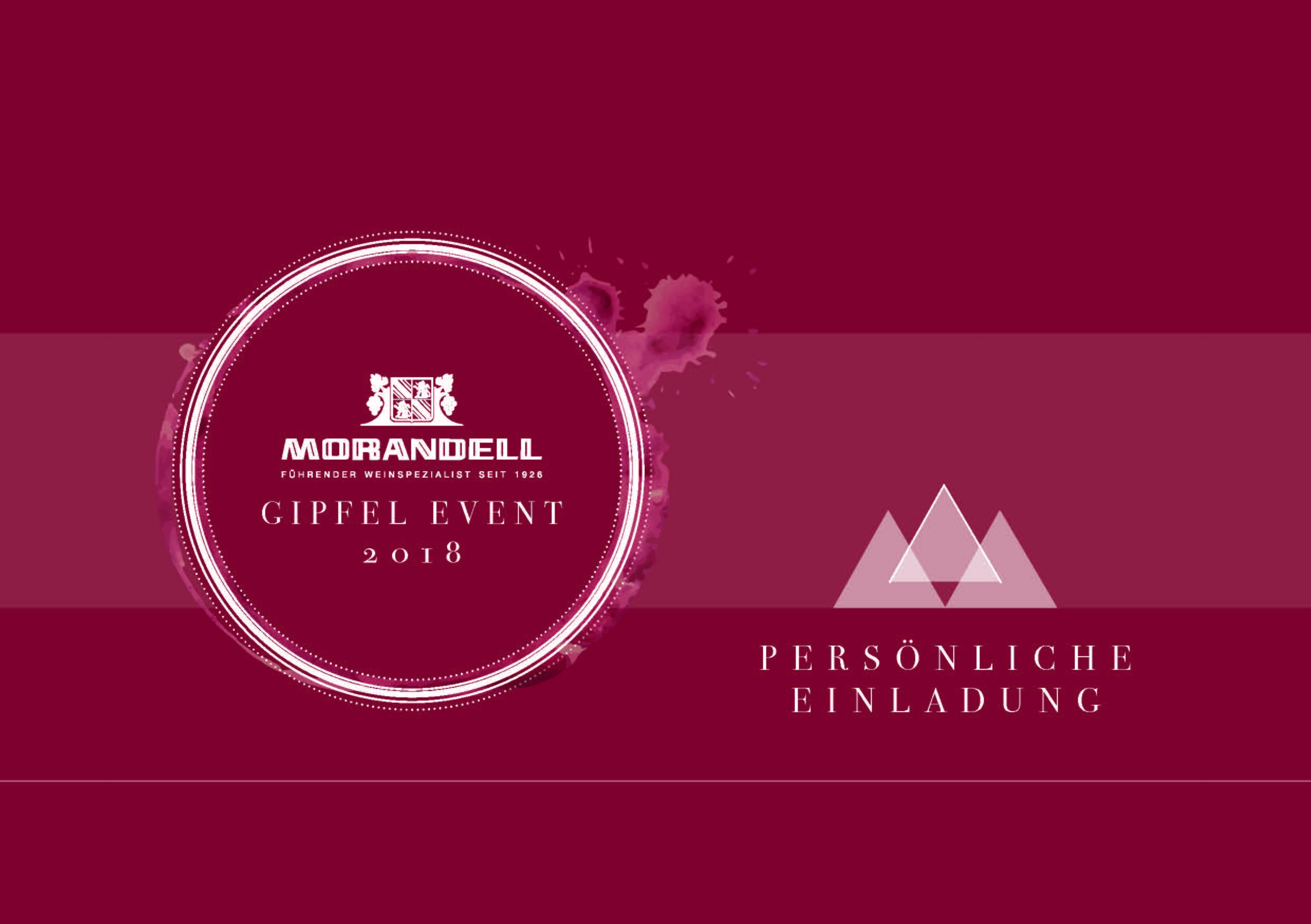 Morandell Gipfel Events Programm Seite 1