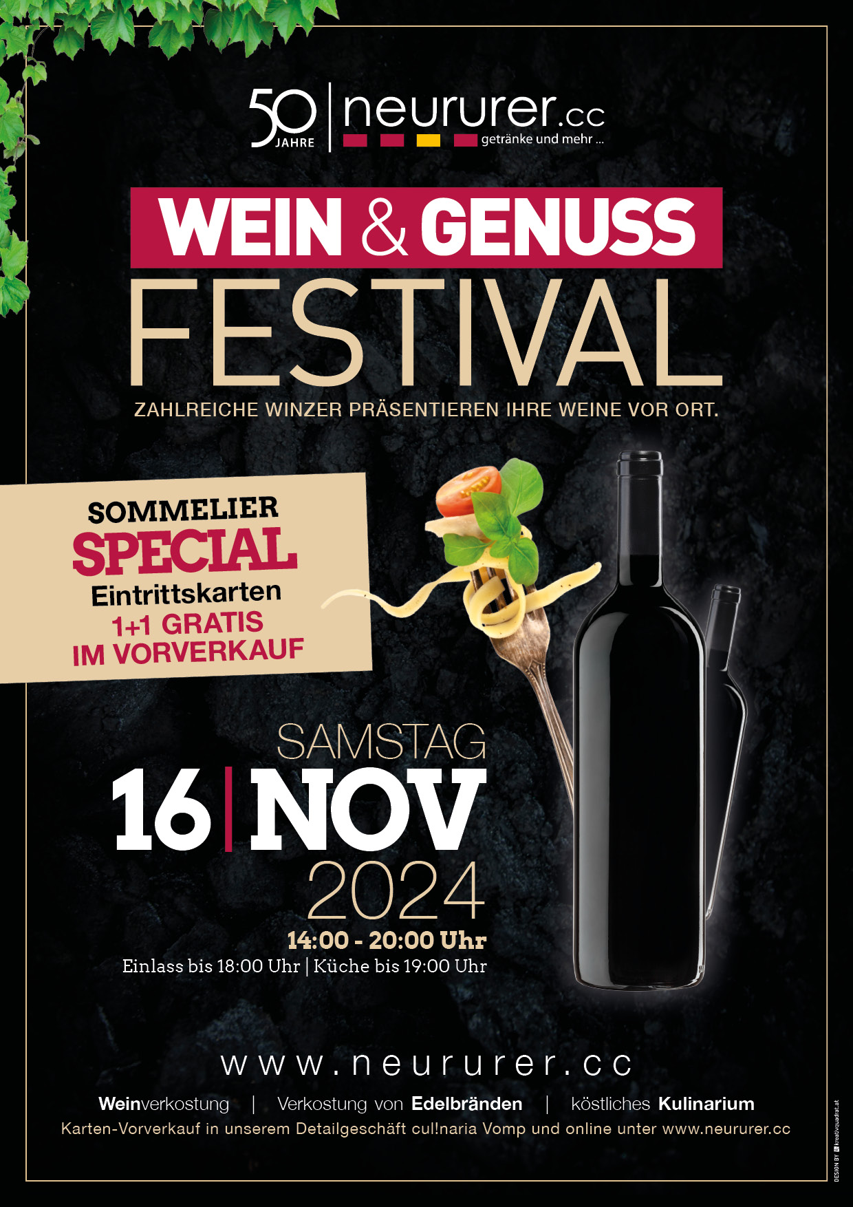 Plakat neururer Weinfestival 2024