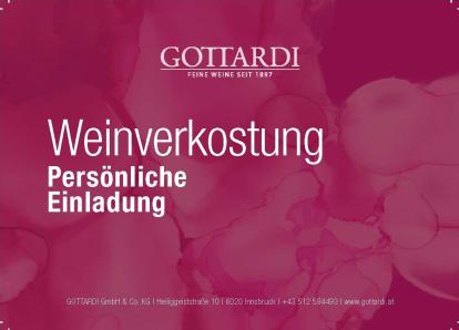 Gottardi's Herbstverkostung