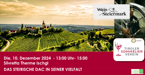 Masterclass Steiermark:  Boden, Rebe, Winzer:in - Das steirische DAC & seine Vielfalt