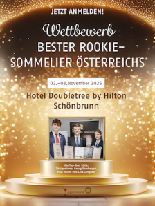 Wer wird bester Rookie-Sommelier 2025?