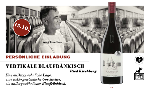 VERTIKALE BLAUFRÄNKISCH RIED KIRCHBERG. VERTIKALE BLAUFRÄNKISCH RIED KIRCHBERG.